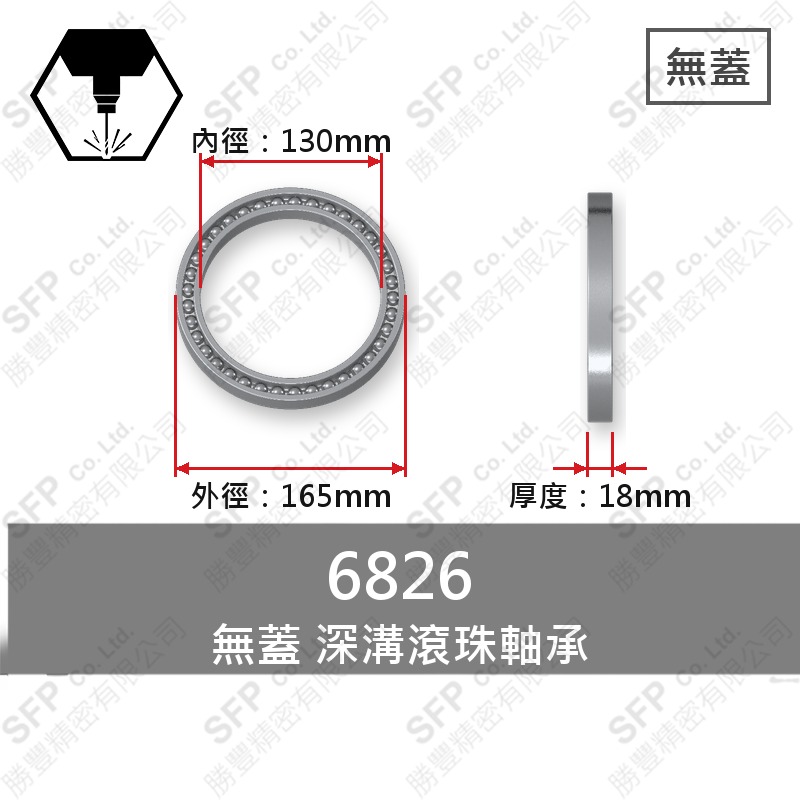滾珠軸承(日) 6826