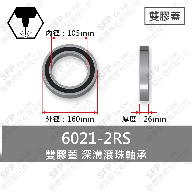 滾珠軸承(日) 6021-2RS/6021VV