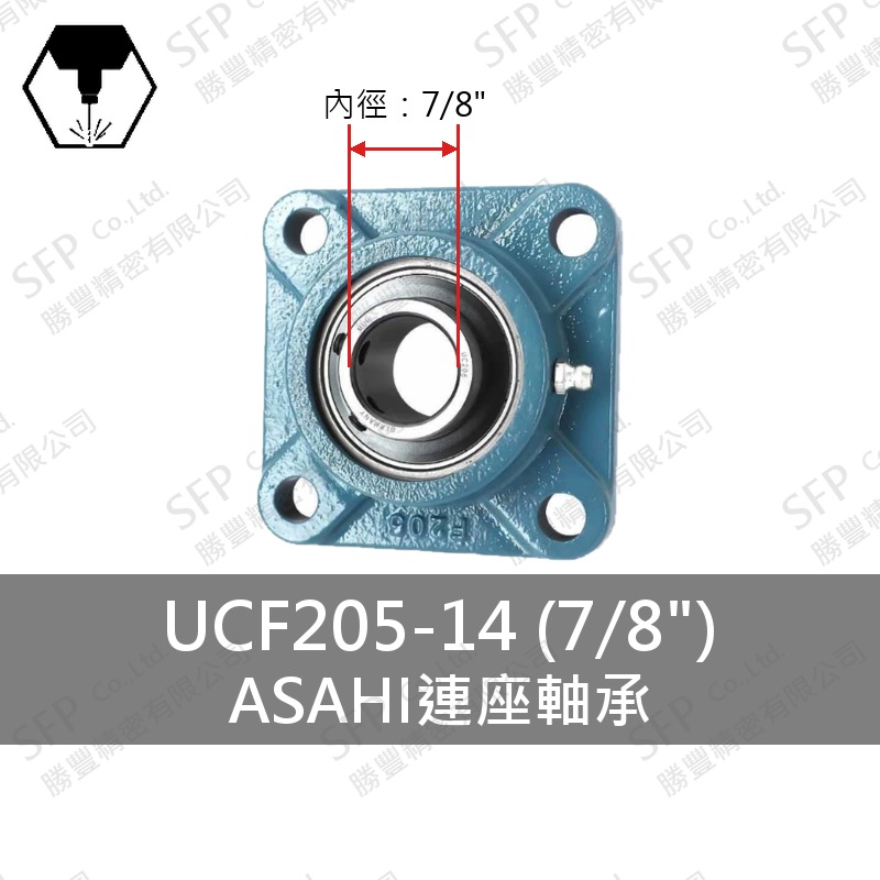 連座軸承 UCF205-14(7/8 )