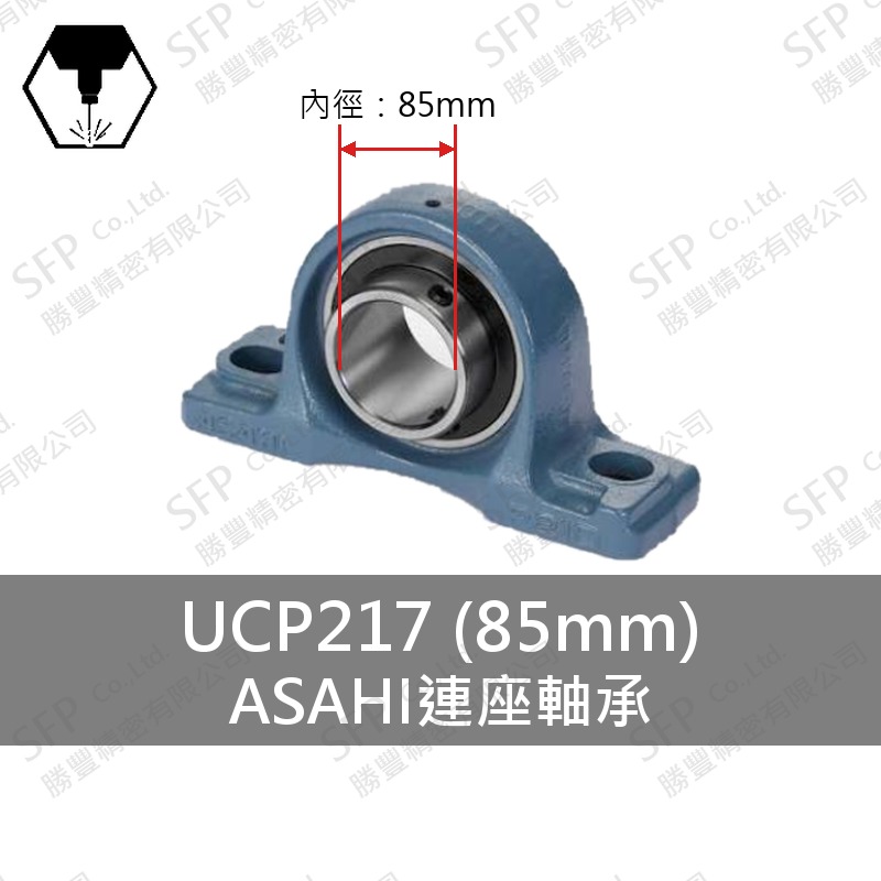 連座軸承 UCP217(85mm)