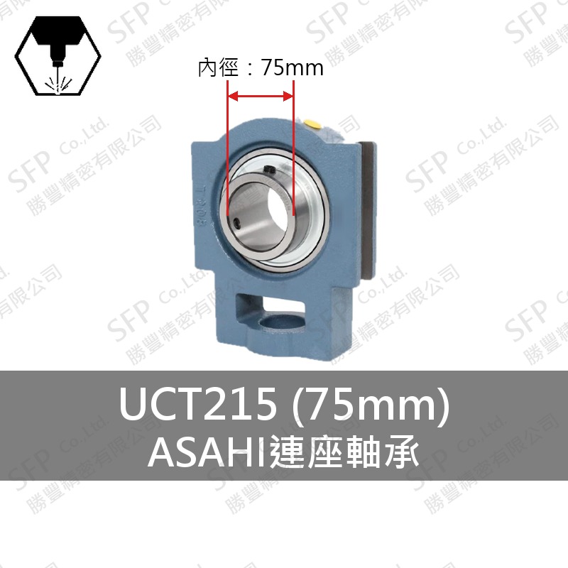 連座軸承 UCT215(75mm)