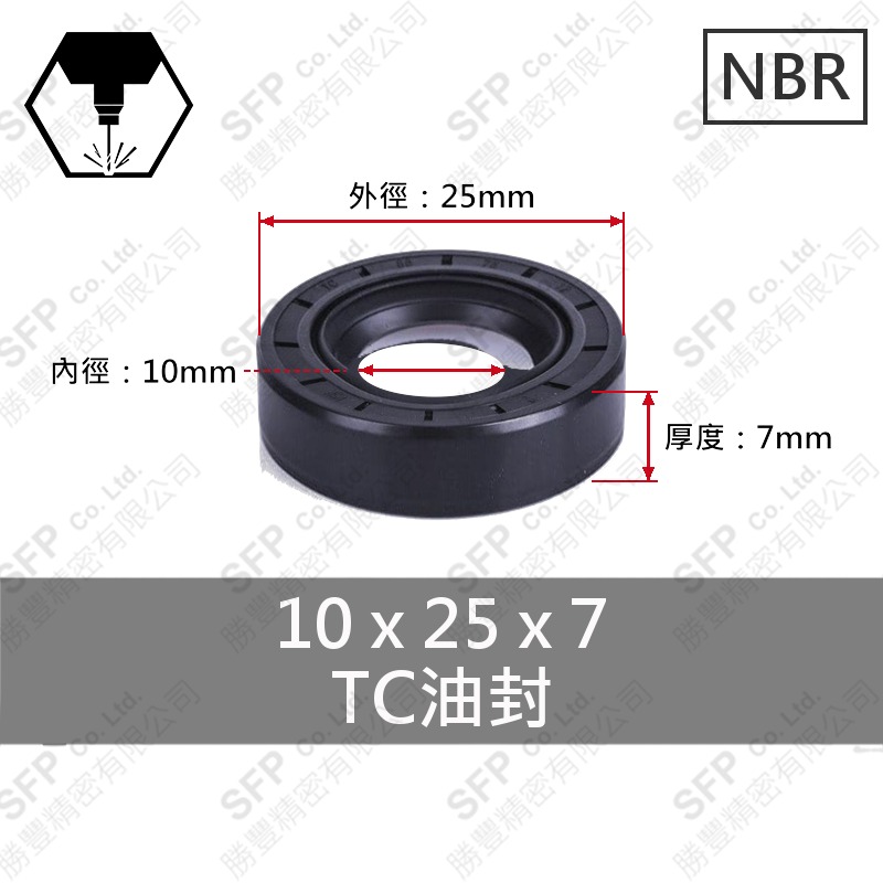 TC油封 10*25*7