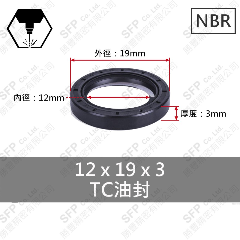 TC油封 12*19*3