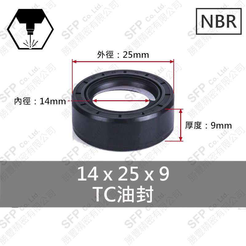 TC油封 14*25*9