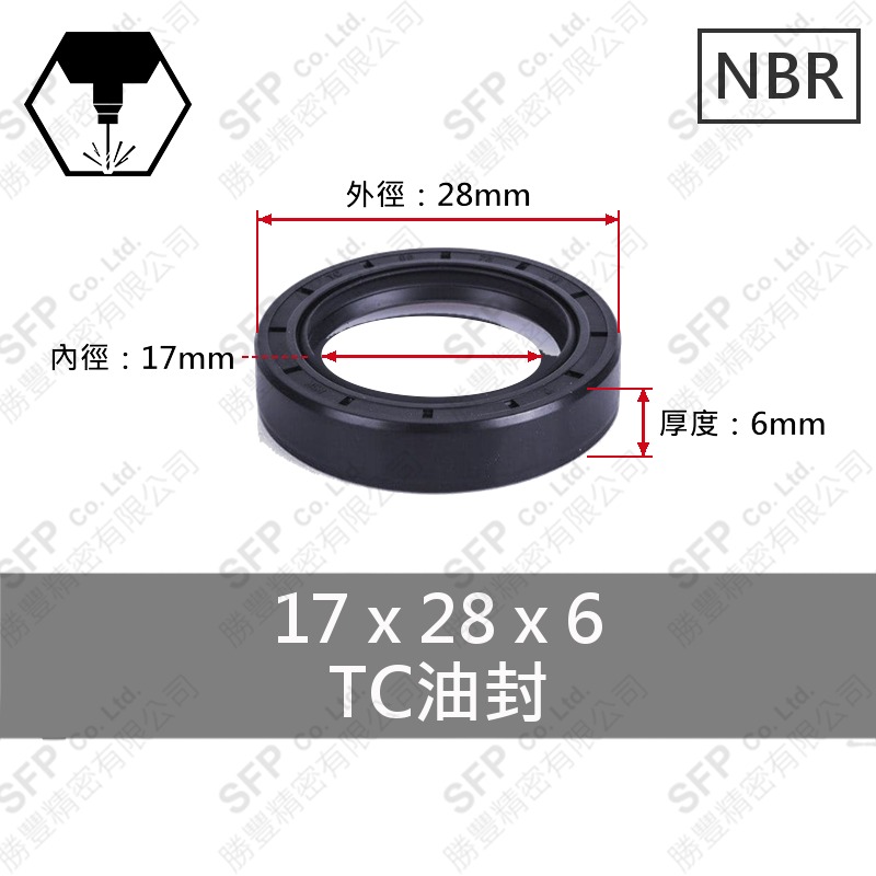 TC油封 17*28*6