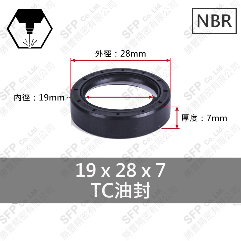 TC油封 19*28*7