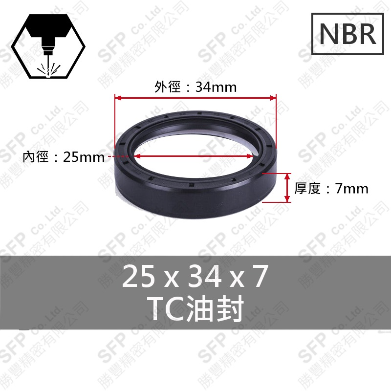 TC油封 25*34*7
