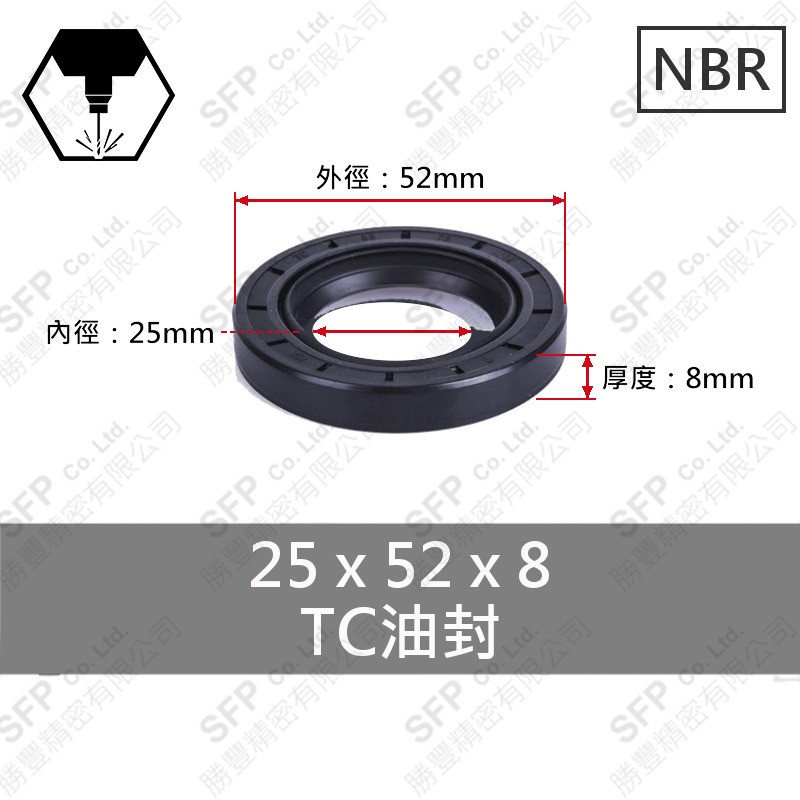 TC油封 25*52*8
