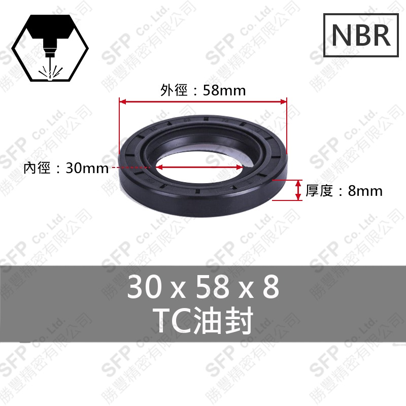 TC油封 30*58*8