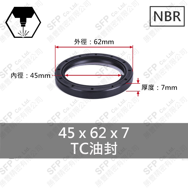 TC油封 45*62*7
