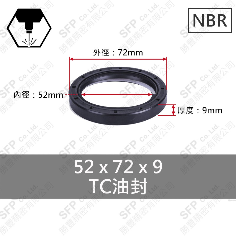TC油封 52*72*9
