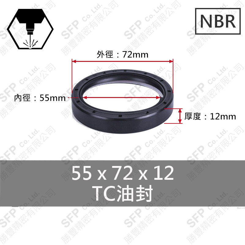 TC油封 55*72*12