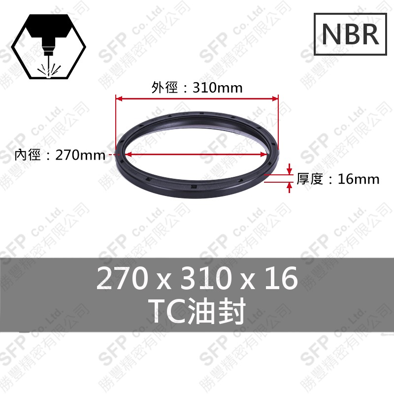 TC油封 270*310*16
