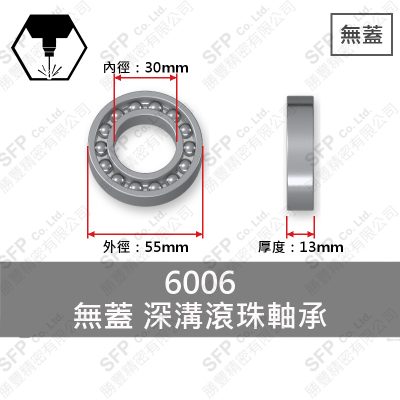 Ball Bearing (Japan) 6006 Open